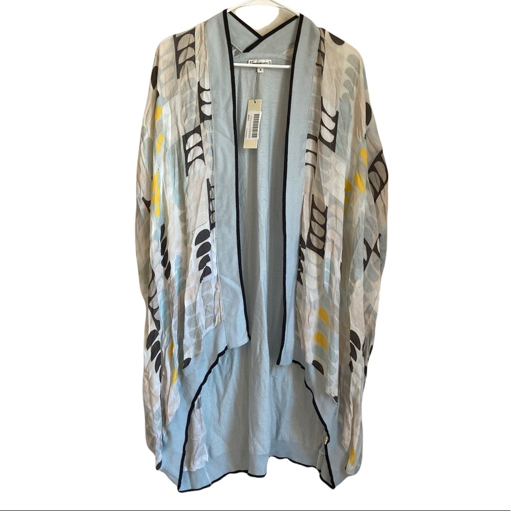 Women’s Patterned Kimono High Low Small NWT